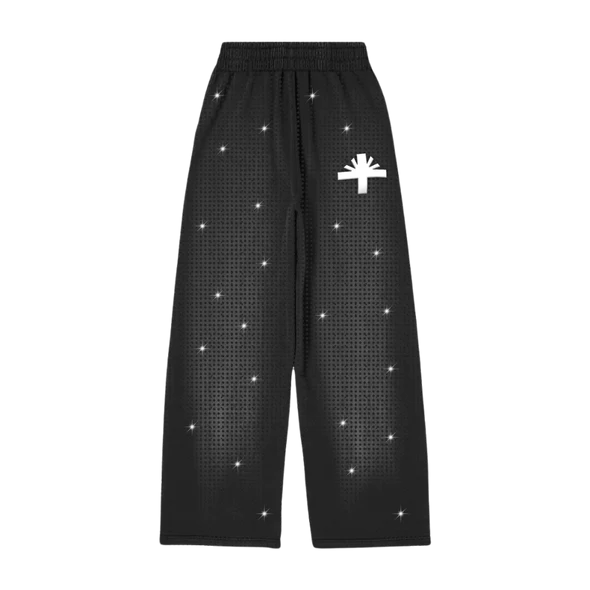 Vertabrae Oversized Crystal Pants